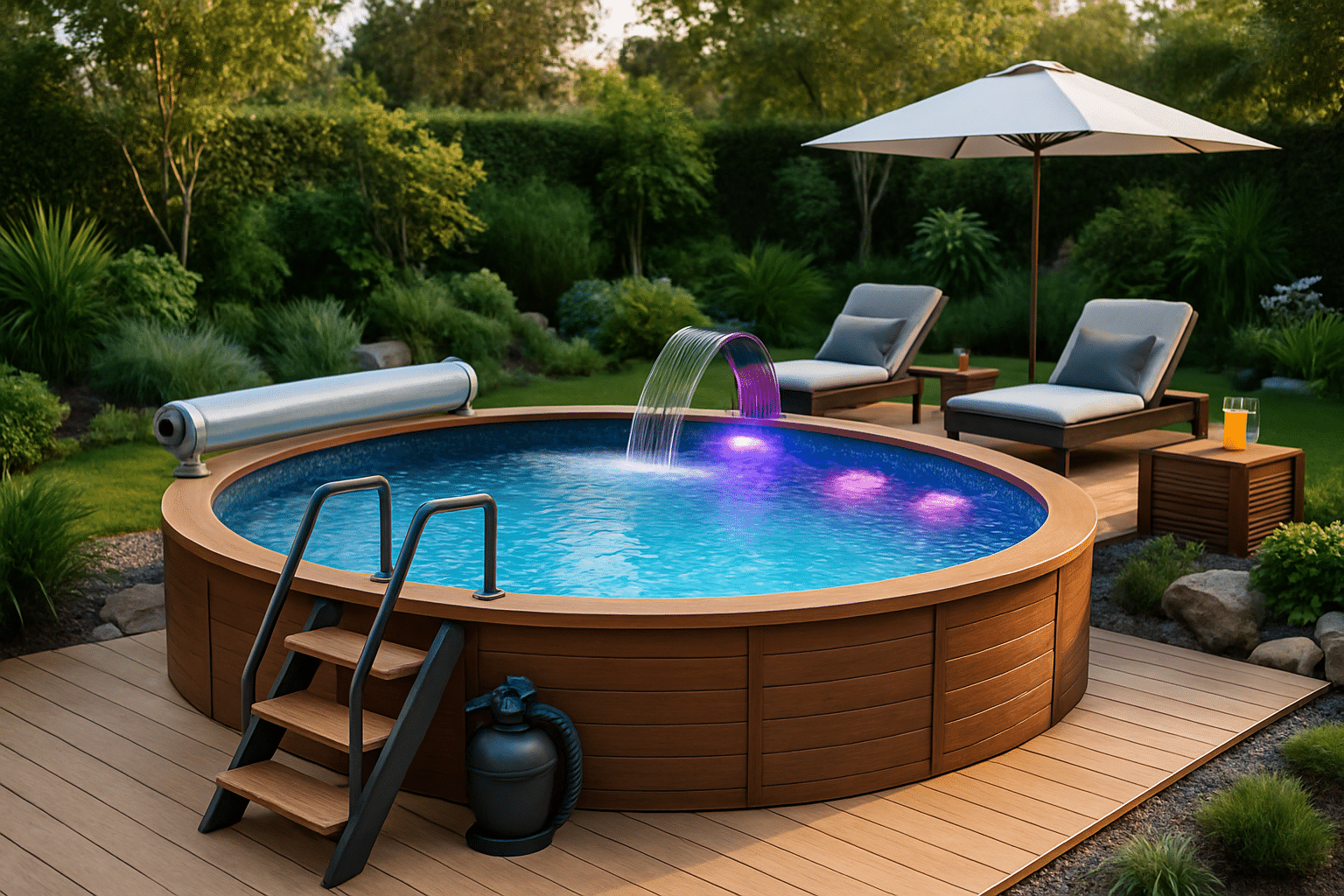découvrez les accessoires indispensables pour mettre en valeur et entretenir votre piscine hors sol haut de gamme, alliant esthétique et fonctionnalité.