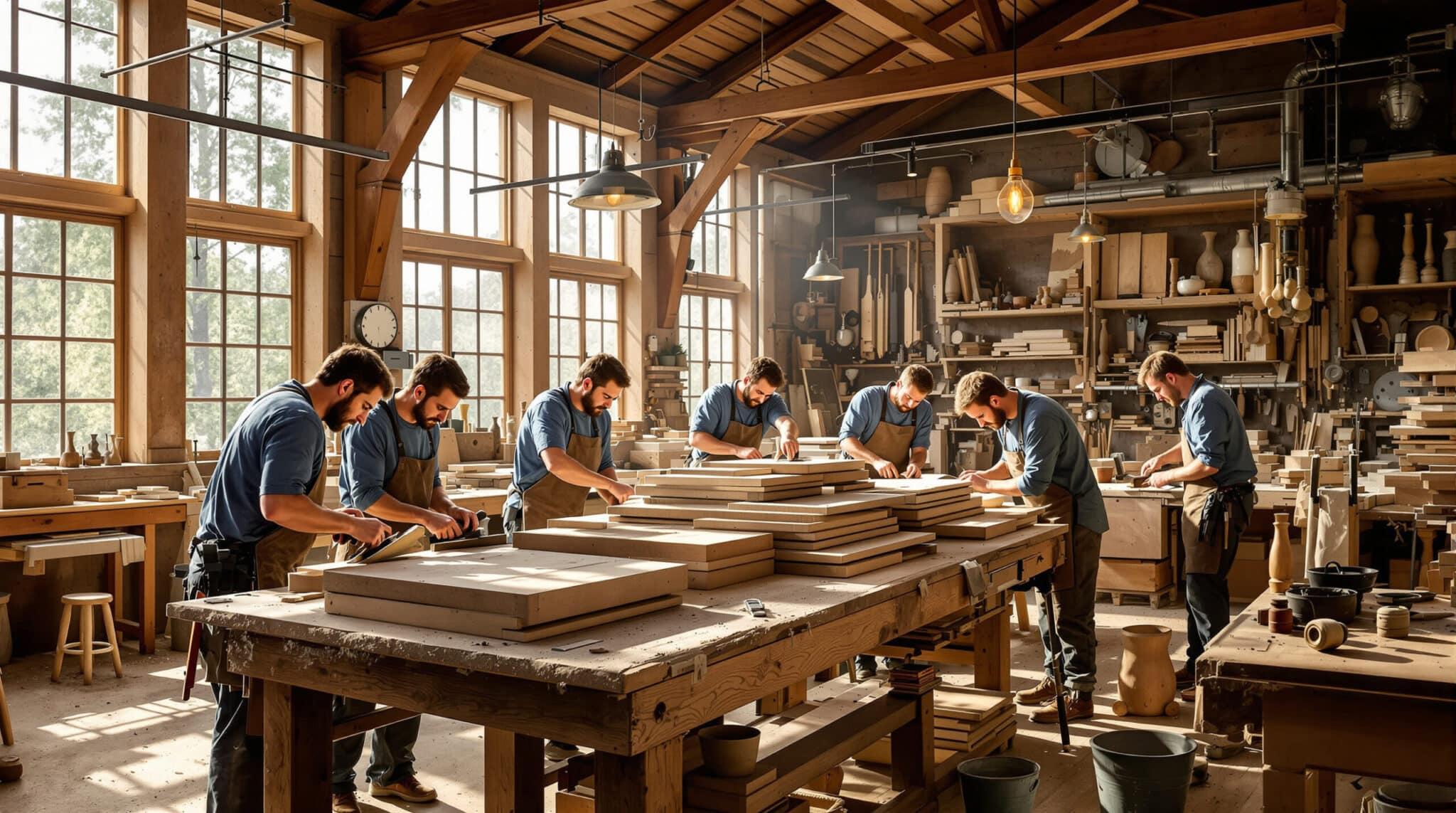 découvrez la dynamique et la force des collectifs d'artisans menuisiers qui révolutionnent le secteur du bois grâce à leur savoir-faire et leur collaboration.
