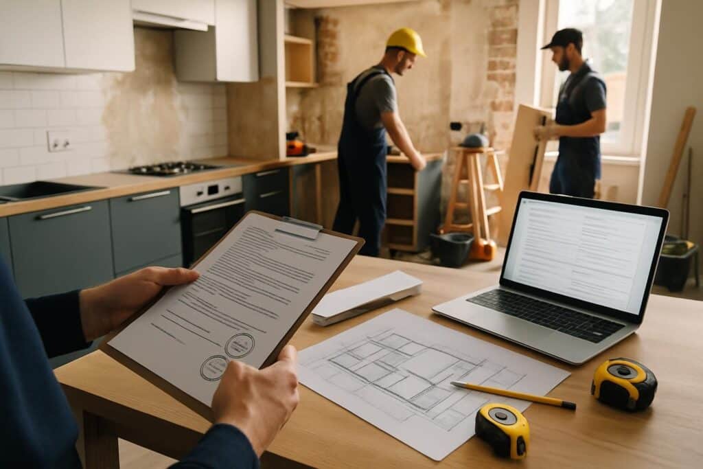 découvrez les autorisations essentielles à obtenir avant de commencer la rénovation de votre cuisine pour garantir un projet conforme et sans souci.
