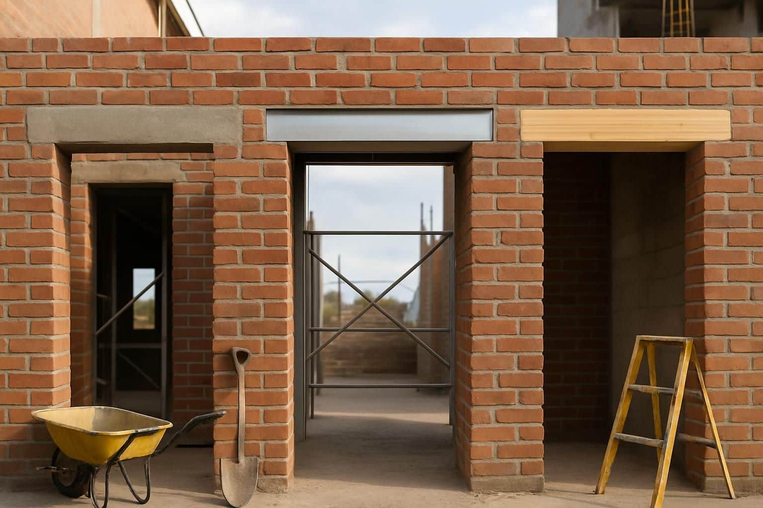 explorez les différents types de linteaux pour vos ouvertures et choisissez entre béton, acier ou bois en fonction de vos besoins et de votre style de construction.